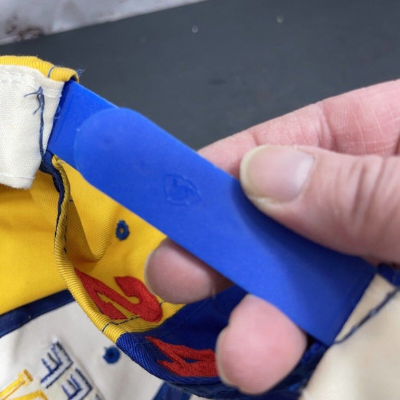 Jeff Gordon #24 Nascar Hat Color Block Red Yellow Blue Snap Back Young An Hat Co - Picture 7 of 8